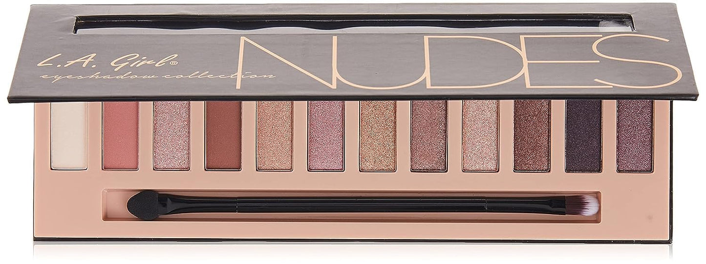 L.A. Girl Beauty Brick Eyeshadow Collection – Nude Shades for Effortless Eye Looks