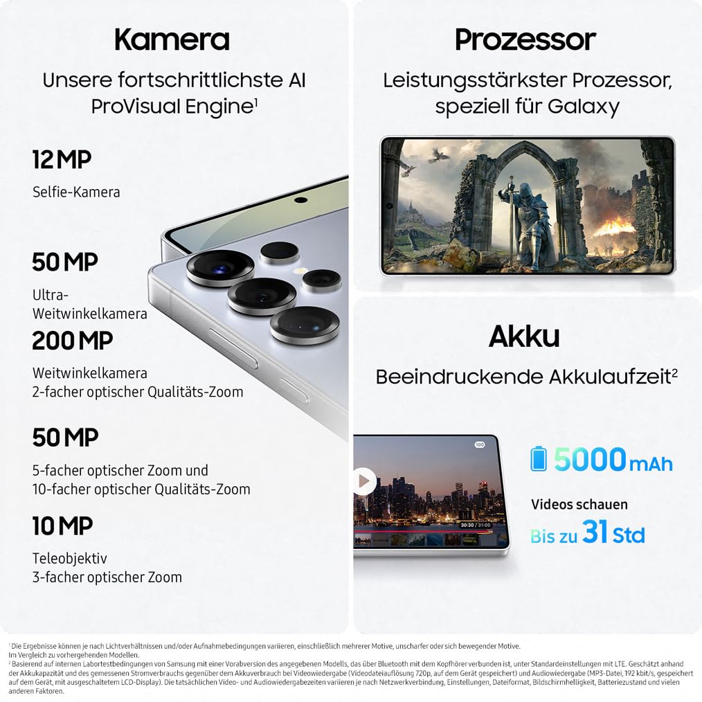 Samsung Galaxy S25 Ultra AI Smartphone, 200MP Camera, Android