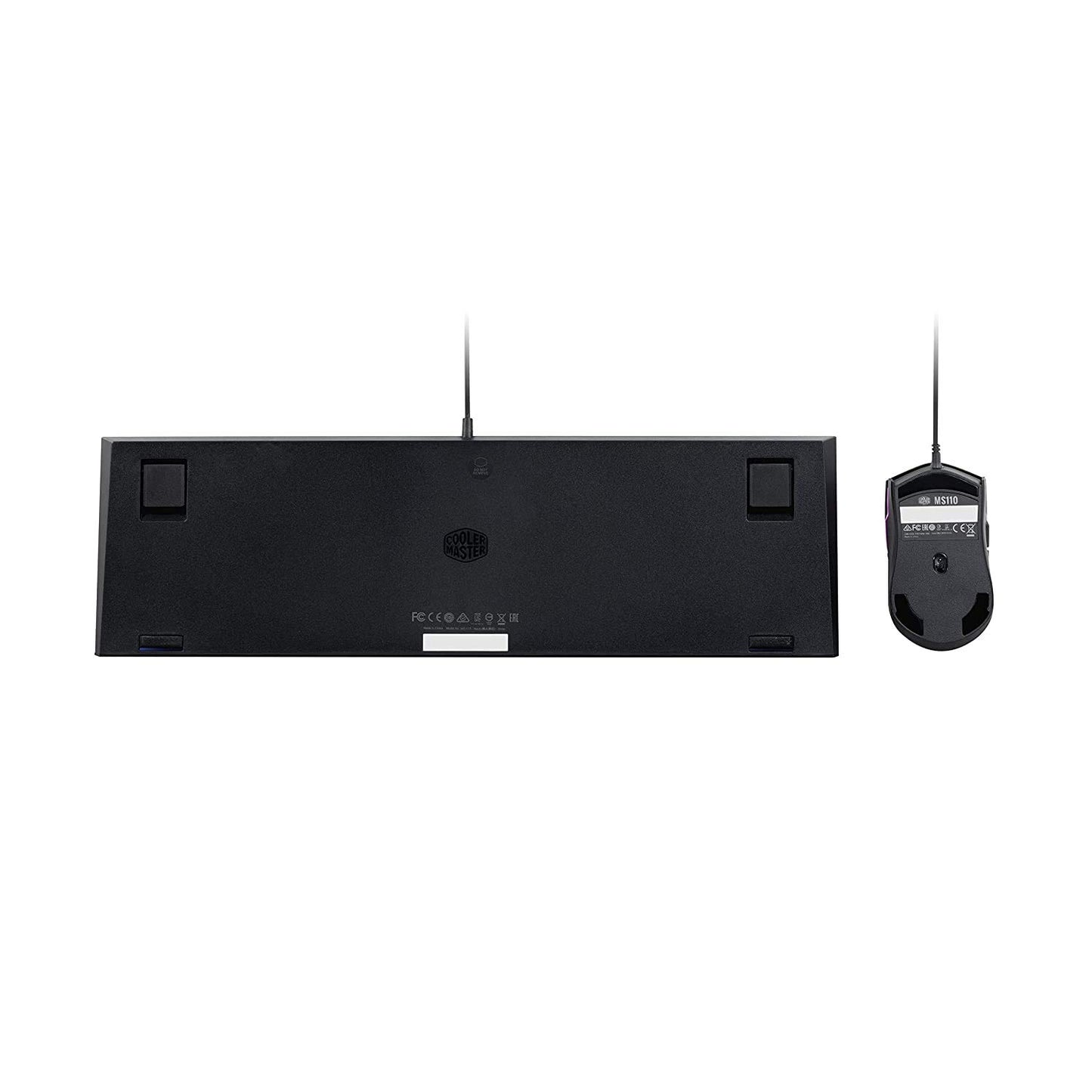 Cooler Master MS110 RGB-Tastatur & Gaming-Maus Kombination – Lineare mem-chanische Schalter, 26 Anti-Ghosting Tasten, On-Board-Steuerung, Gaming Maus mit 4 DPI-Einstellungen – DE Layout QWERTZ