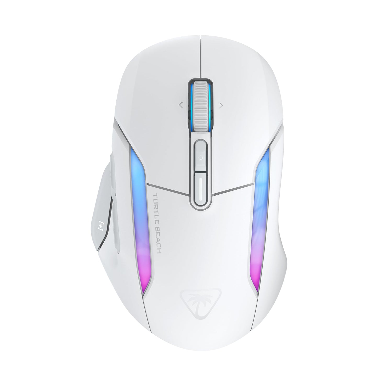 Turtle Beach Kone II Air – Kabellose, ergonomische RGB-Gaming-Maus, 350-Stunden-Akku, optischer 26K DPI Sensor, 21 programmierbare Funktionen, 4D-Free-Spin-Scroll-Rad, Schwarz