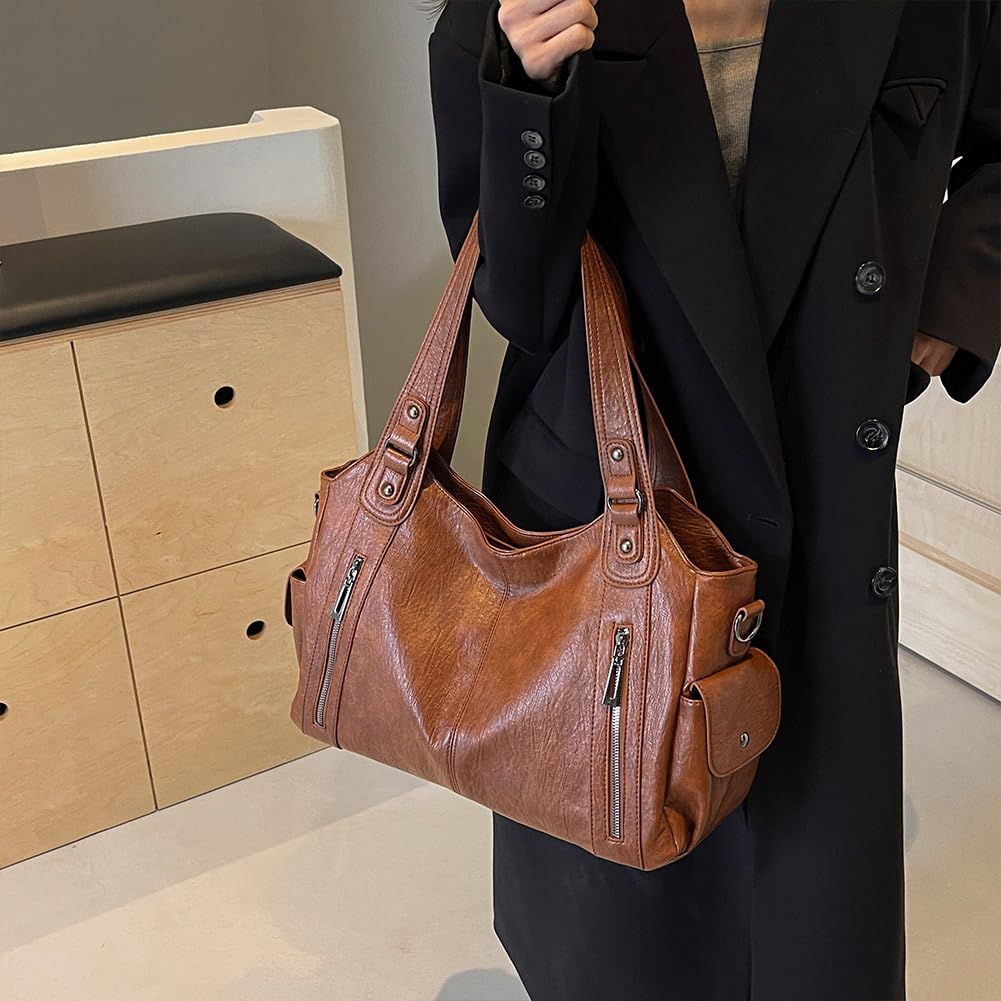 Generish Soft Leather Tote Bag for Women