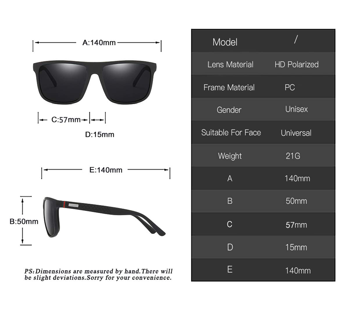 Perfectmiaoxuan Polarisierte Sonnenbrille Herren/Damen ; Vintage/Klassisch/Elegant Brillengestell; HD-Pilotobjektive; Golf/Fahren/Angeln/Reisebrille/Outdoor-Sportarten Mode Sonnenbrille