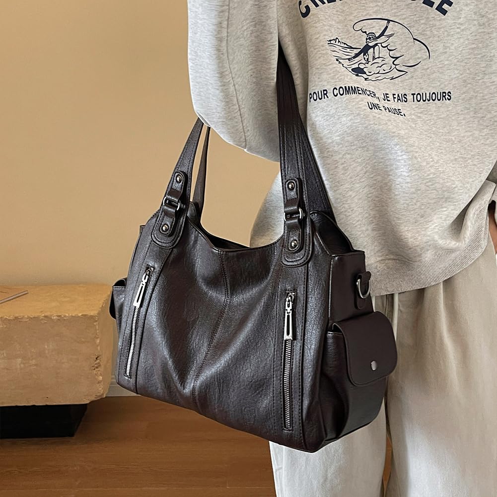 Generish Soft Leather Tote Bag for Women