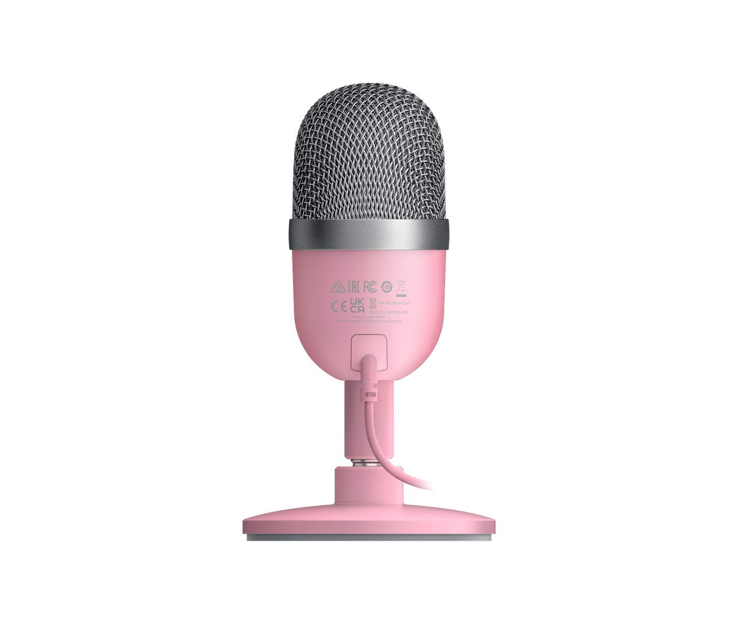 Razer Seiren V3 Mini - Ultrakompaktes USB-Mikrofon (14mm Supernieren Kondensatormikrofon, Tap-to-Mute-Sensor mit LED-Anzeige, integrierter Stoßdämpfer, Plug-and-Play Design) Schwarz