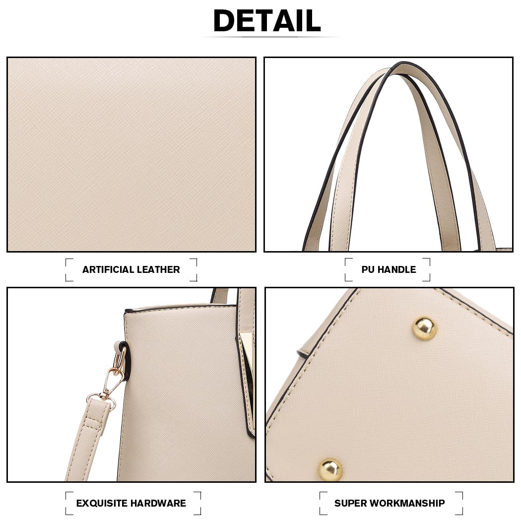 Miss Lulu Women’s Handbag – 2-Piece Medium Shoulder Bag Set
