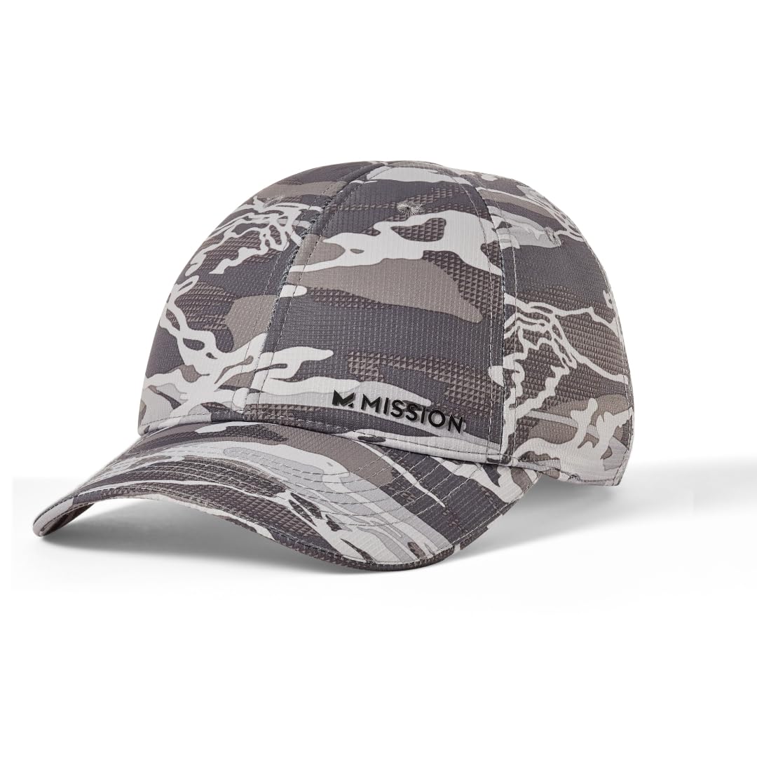MISSION Cooling UPF Performance Hat - Unisex One Size Cap for Workouts, Golf & Running - Sweat & Water Activated Technology