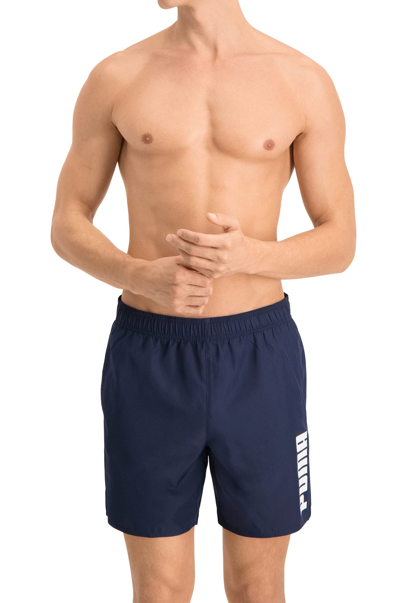 PUMA Men’s Mid Swim Shorts – Lightweight Swim Trunks