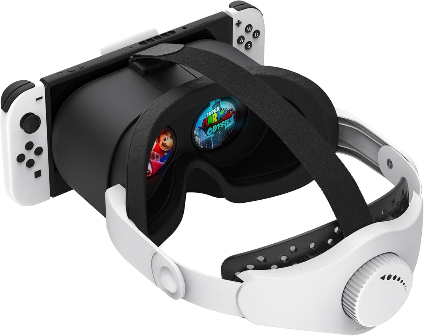 DEVASO VR Brille für Nintendo Switch/Switch OLED mit einstellbaren HD-Linsen, 3D VR (Virtual Reality) Headset Spiele Zubehör Set, Switch VR Labo Goggles Brille