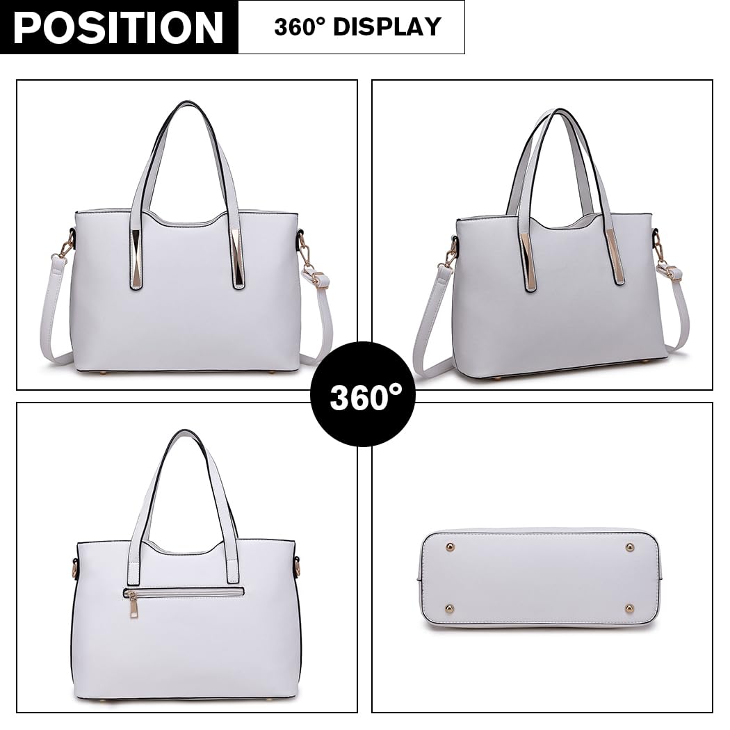Miss Lulu Women’s Handbag – 2-Piece Medium Shoulder Bag Set