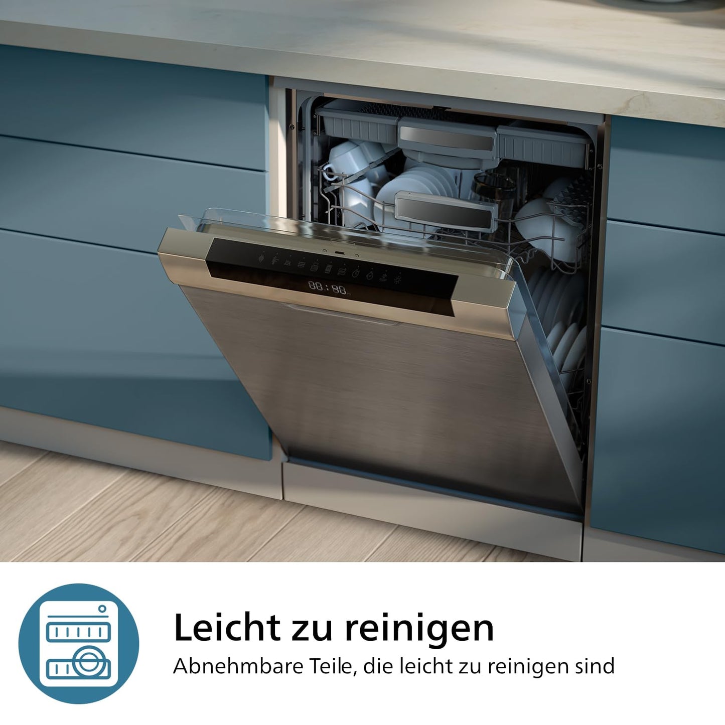 Philips Standmixer (450 Watt, ProBlend-Technologie, 1,9 Liter Kunststoffbehälter, inkl. Trinkflasche) schwarz