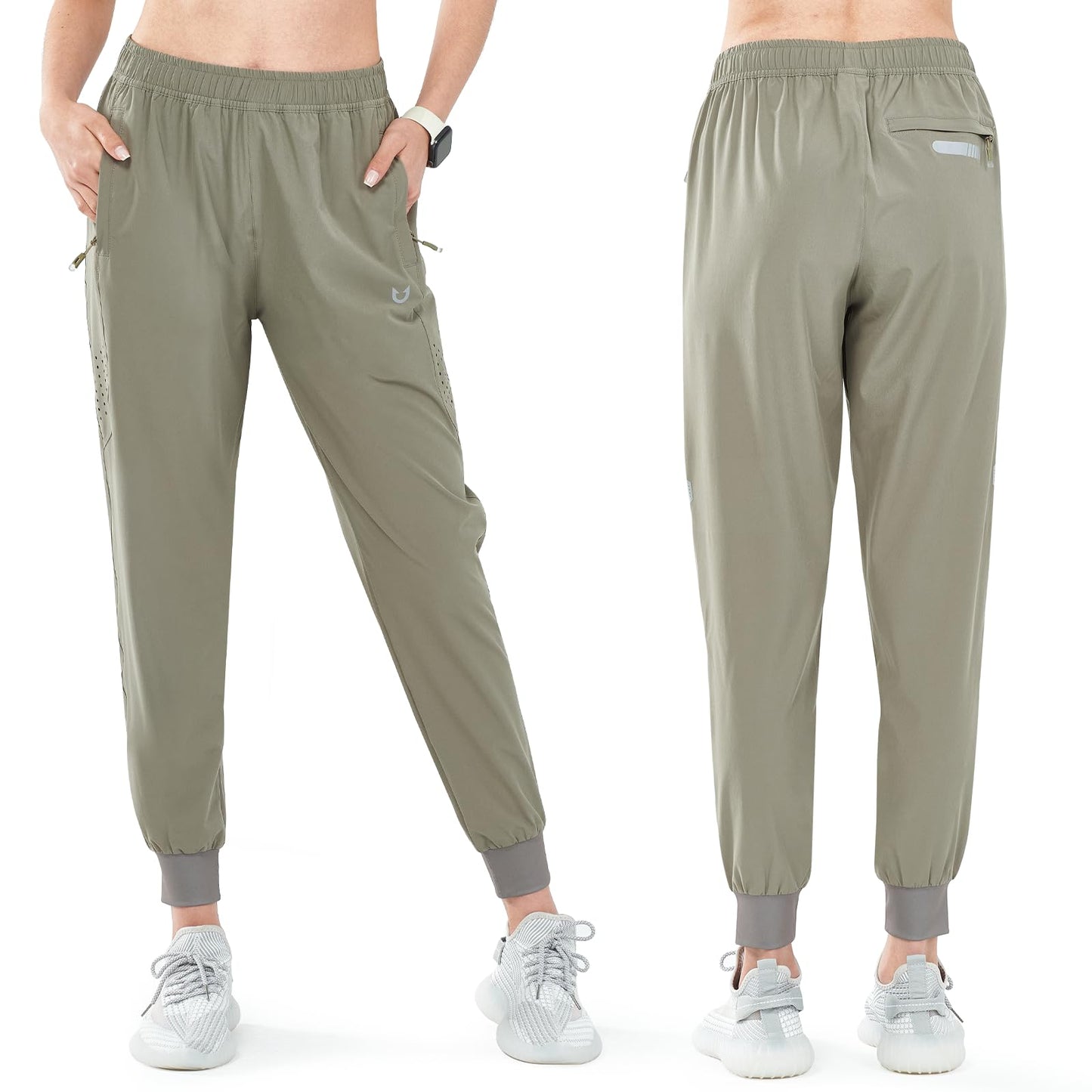 NORTHYARD Women's Lightweight Quick-Dry Training Pants