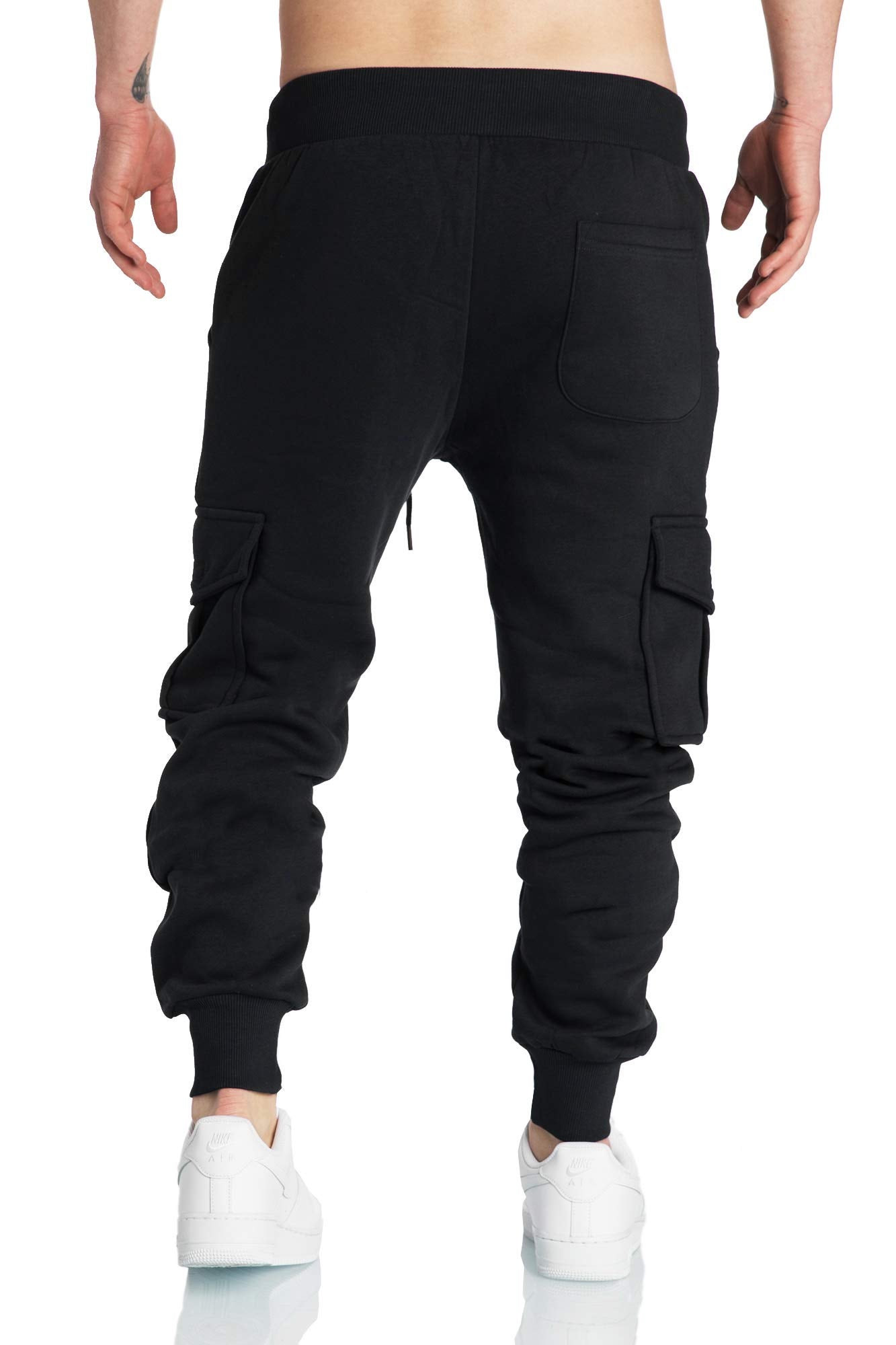 Amaci&Sons Men’s Cargo Jogger Sweatpants – Athletic Training Pants