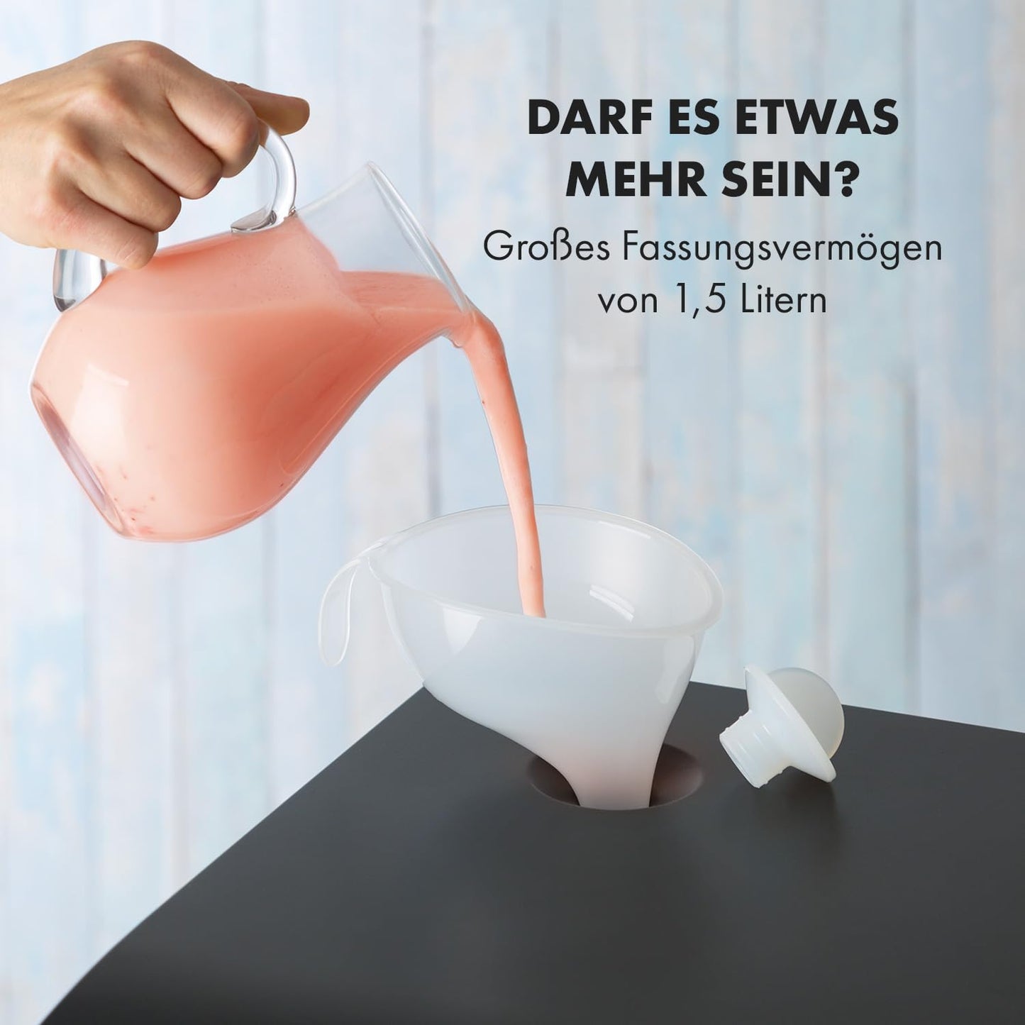 Klarstein Sweet Sundae - Eiscrememaschine, 1,5 Liter, mitselbstkühlendem Kompressor, 200 Watt, Ausgabesystem, 3 StundenAuto-Kühlhaltefunktion, Reinigungsautomatik, Edelstahl, schwarz