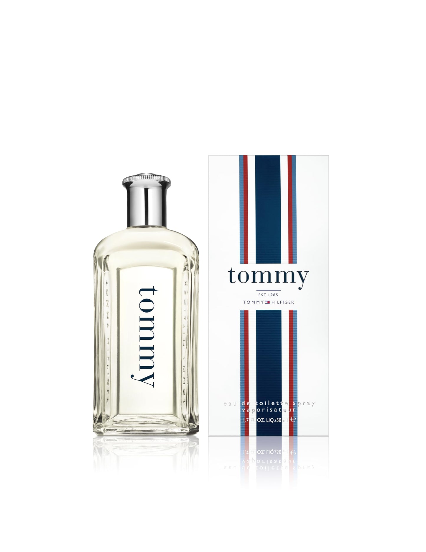 Tommy Hilfiger – Tommy Eau de Toilette 100 ml – Parfüm Herren – Fougère-Duft – Zitrusnoten und Fruchtnuancen – Transparenter Glasflakon