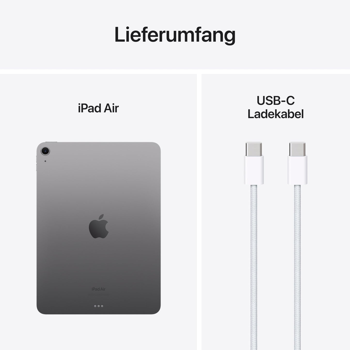 Apple 11" iPad Air (M2) - Liquid Retina Display, 12MP Landscape Front Camera, 12MP Rear Camera, Wi-Fi 6E, Touch ID, All-Day Battery