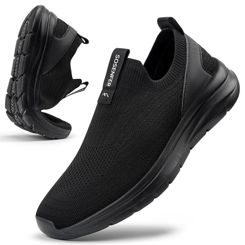 Sosenfer Men’s Slip-On Sneakers – Ultra-Lightweight Shoes