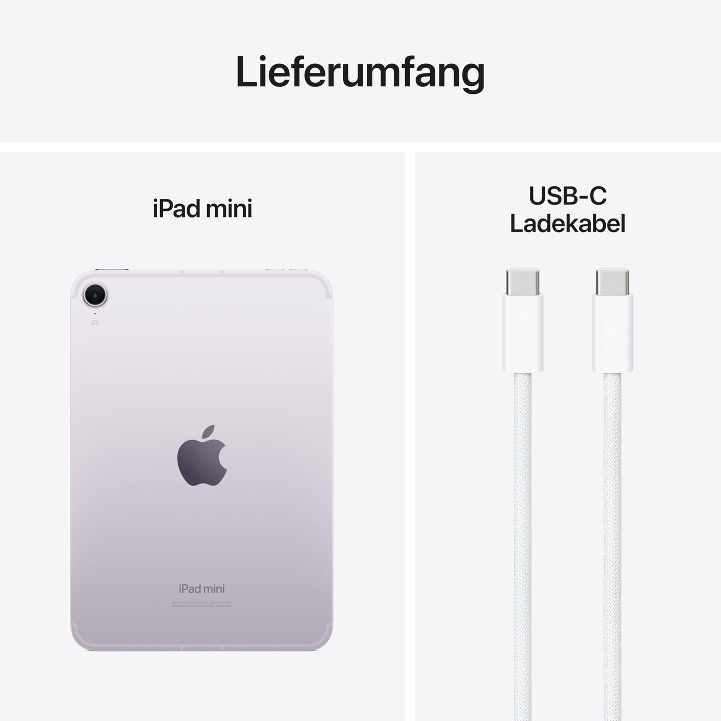 Apple iPad Mini (A17 Pro) - 8.3" Liquid Retina Display, Wi-Fi 6E, 12MP Front/Rear Camera, Touch ID, All-Day Battery