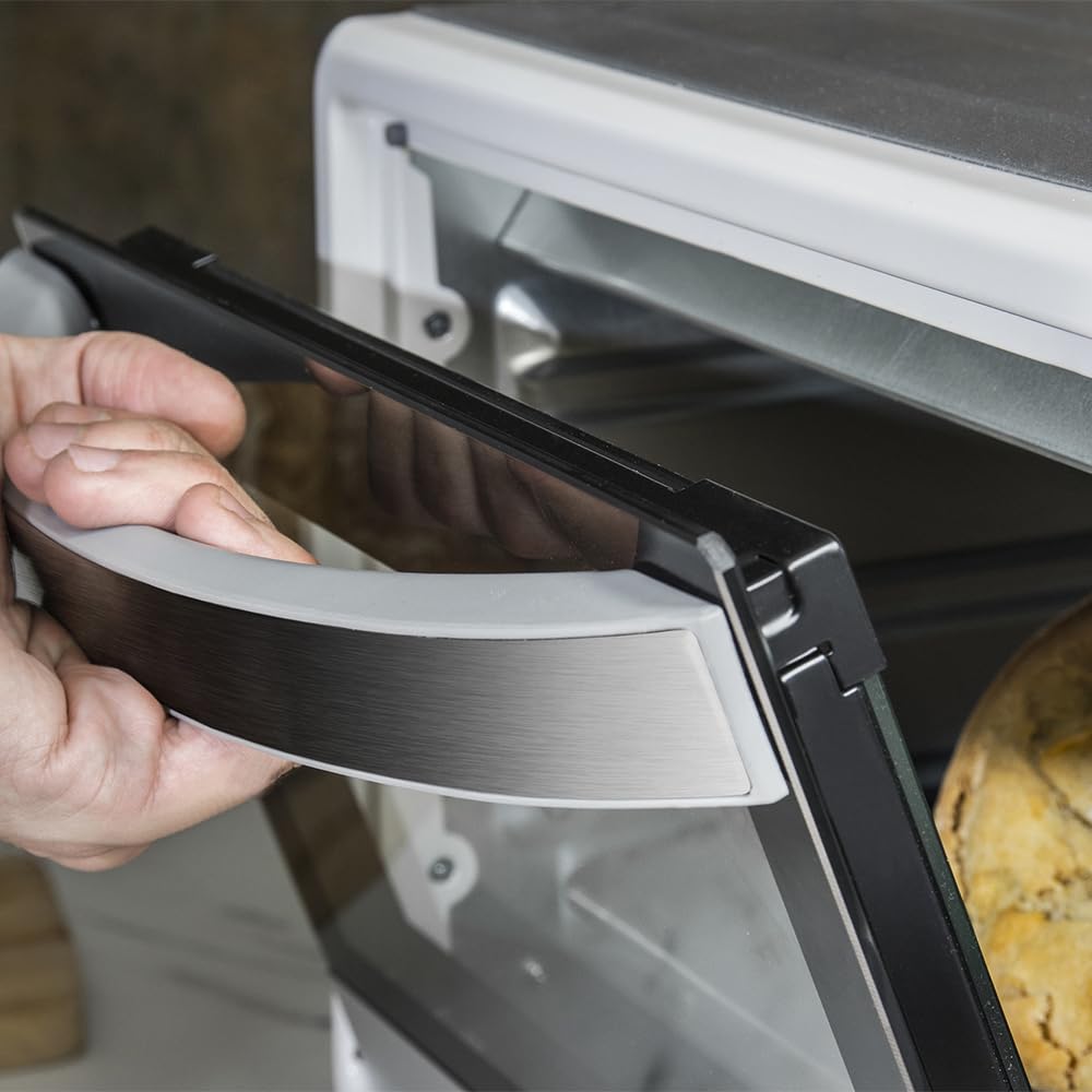 Cecotec Tischofen Bake&Toast 1090 Black, 10 L, 1000 W, 60-Minuten-Timer, Temperaturregelung bis zu 230ºC, Backblech, Grillrost und Zange mit Griff