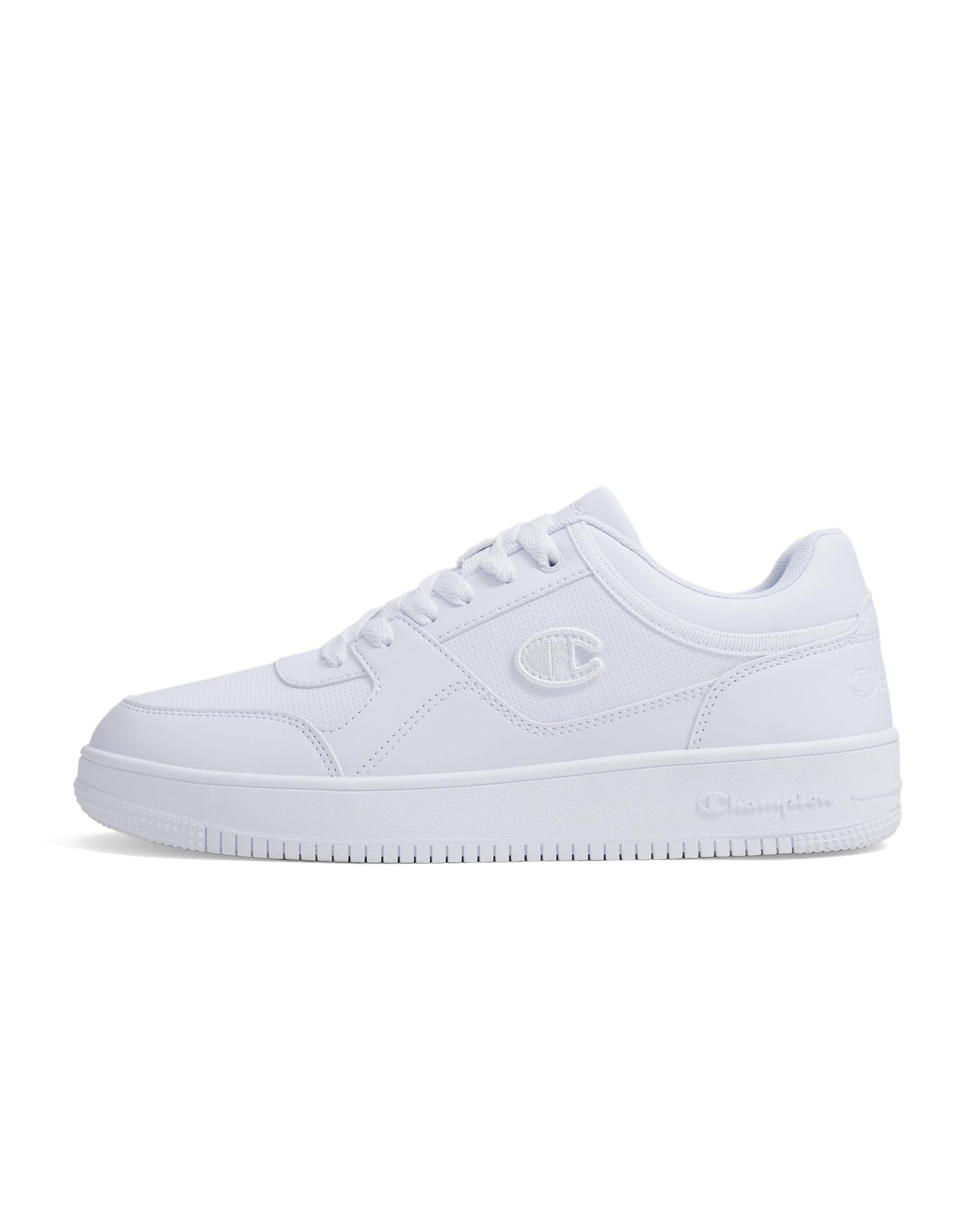 Champion Men’s Rebound Low Sneakers – PU Leather Casual Lace-Up Shoes