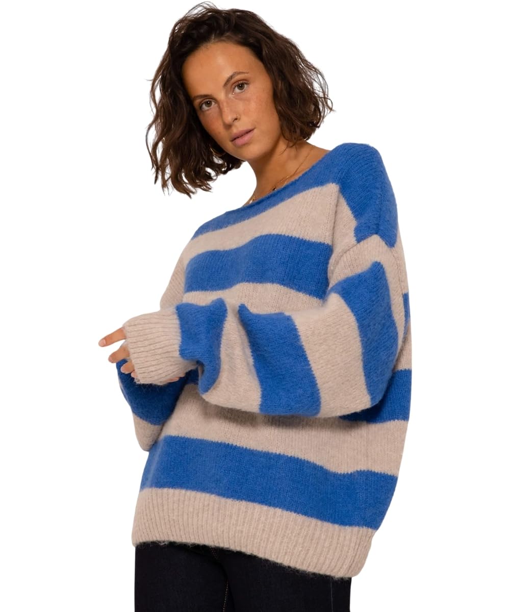 SASSYCLASSY Women’s Striped Oversize Sweater