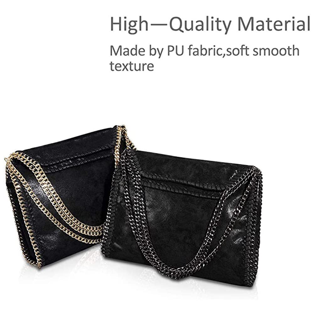Women’s Chain Crossbody Bag – Large Hobo Shoulder Bag