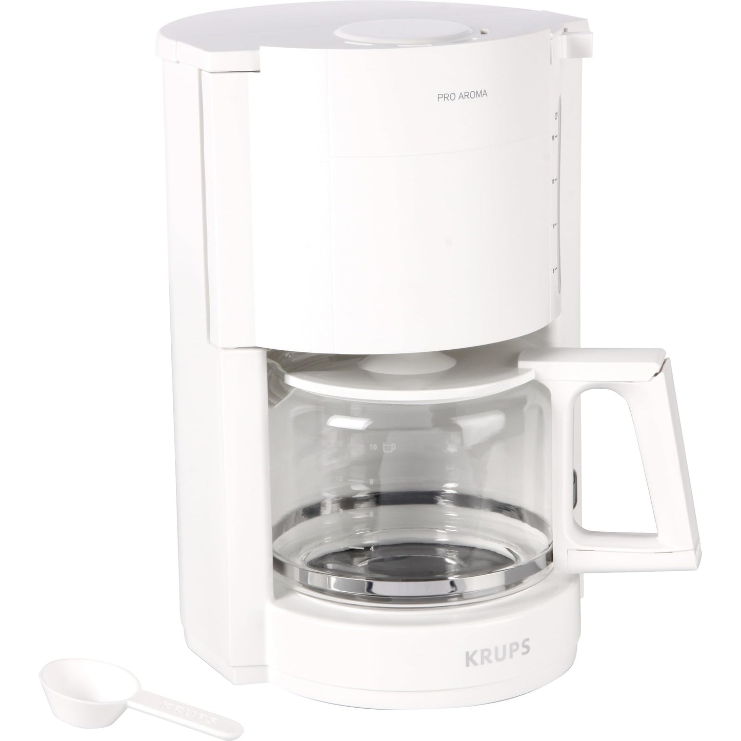 Krups F30908 ProAroma Filterkaffeemaschine mit Glaskanne | 1,25L Füllmenge | 10-15 Tassen | 1050W | Schwarz