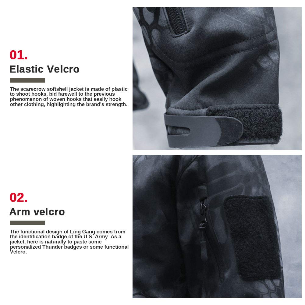 Tactical Men’s Waterproof Softshell Jacket