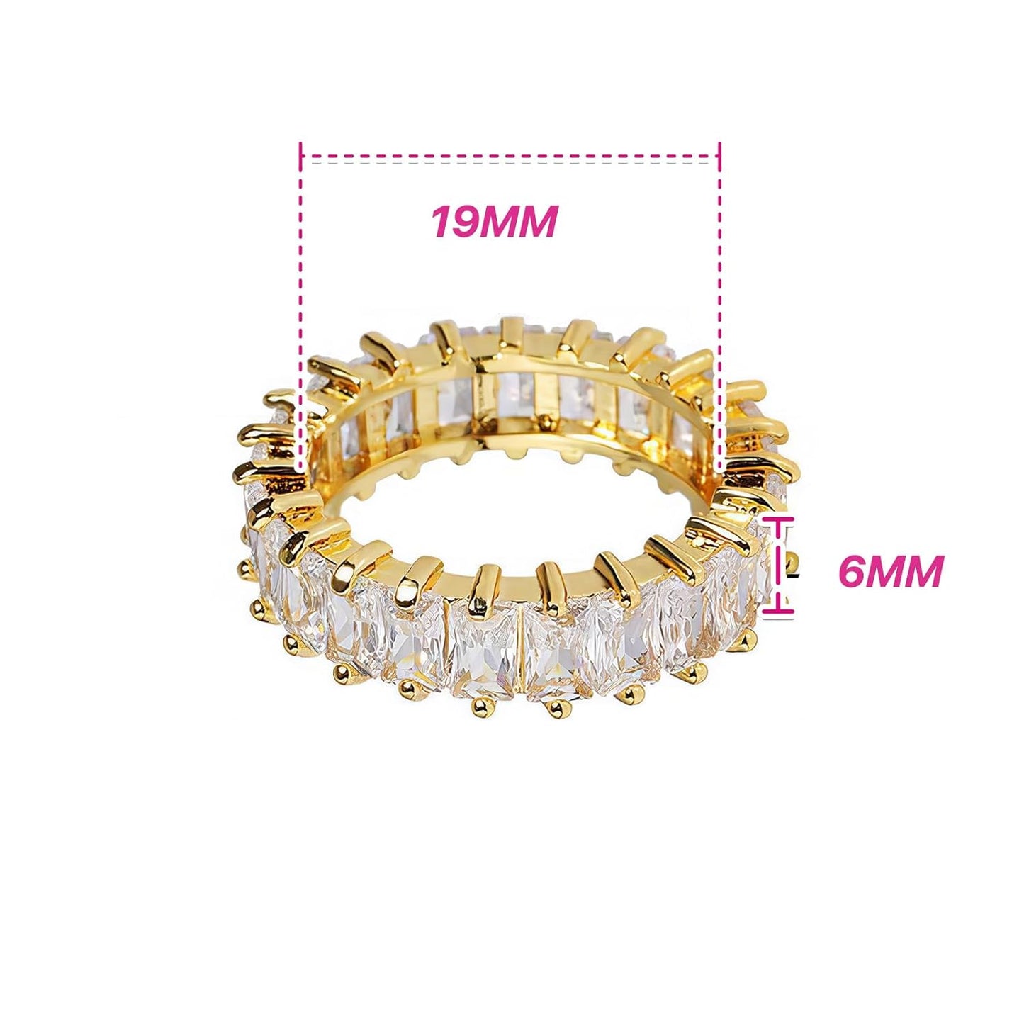 Gold Eternity Ring for Women
