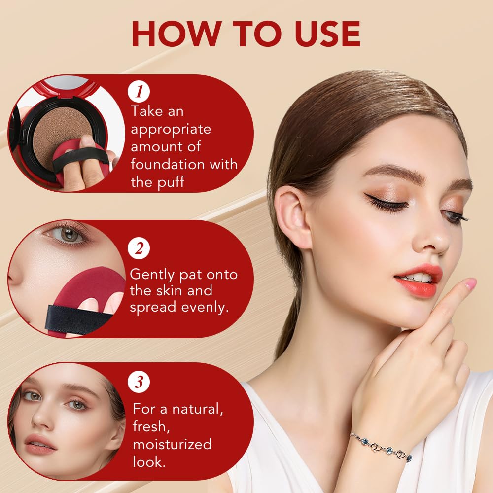 KUIRUNRX® Cushion Foundation – Red (21N)