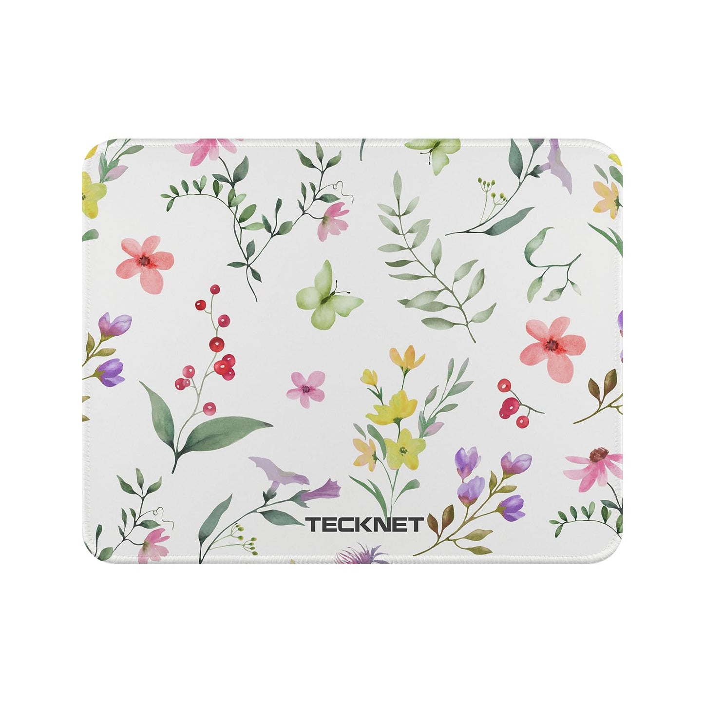 TECKNET Mauspad, 280 x 210 mm Gaming Mousepad mit Wasserdicht und Rutschfester Gummi für PC-Büro, Arbeit, Gaming, Studium, Laptop, Computer, Zuhause-Schwarz