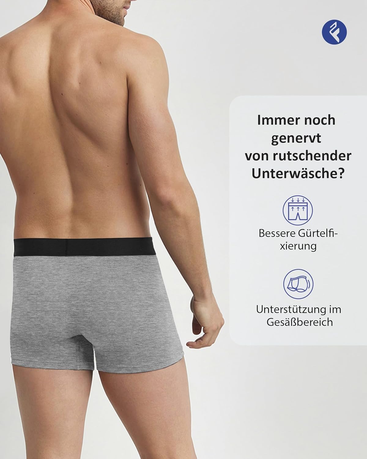 Fullluwaa Boxershorts for Men, 12-Pack