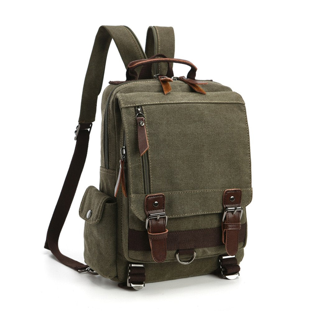 LOSMILE Vintage Canvas Backpack for Men & Women
