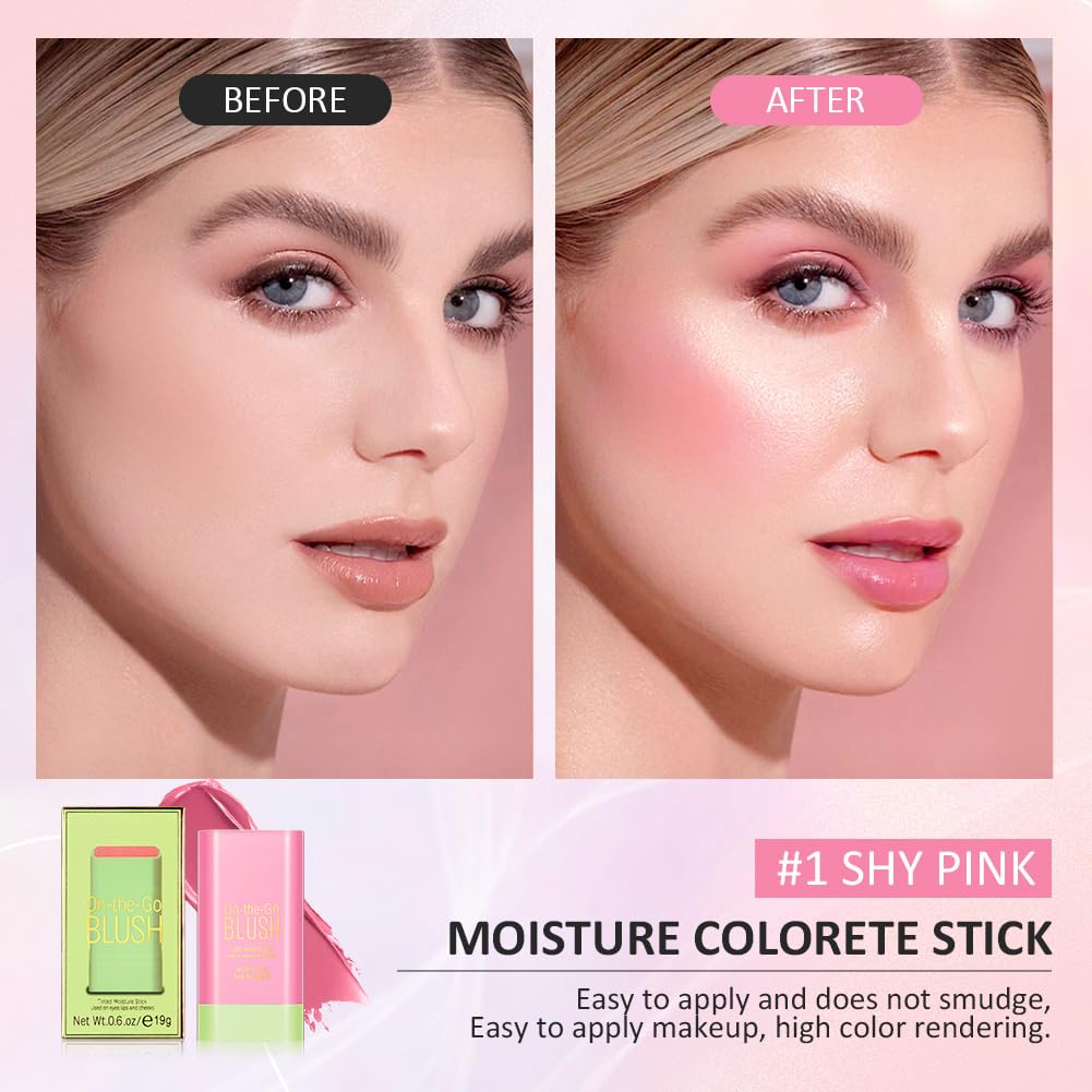LOPHE Cream Blush Stick - 3 Pieces Set