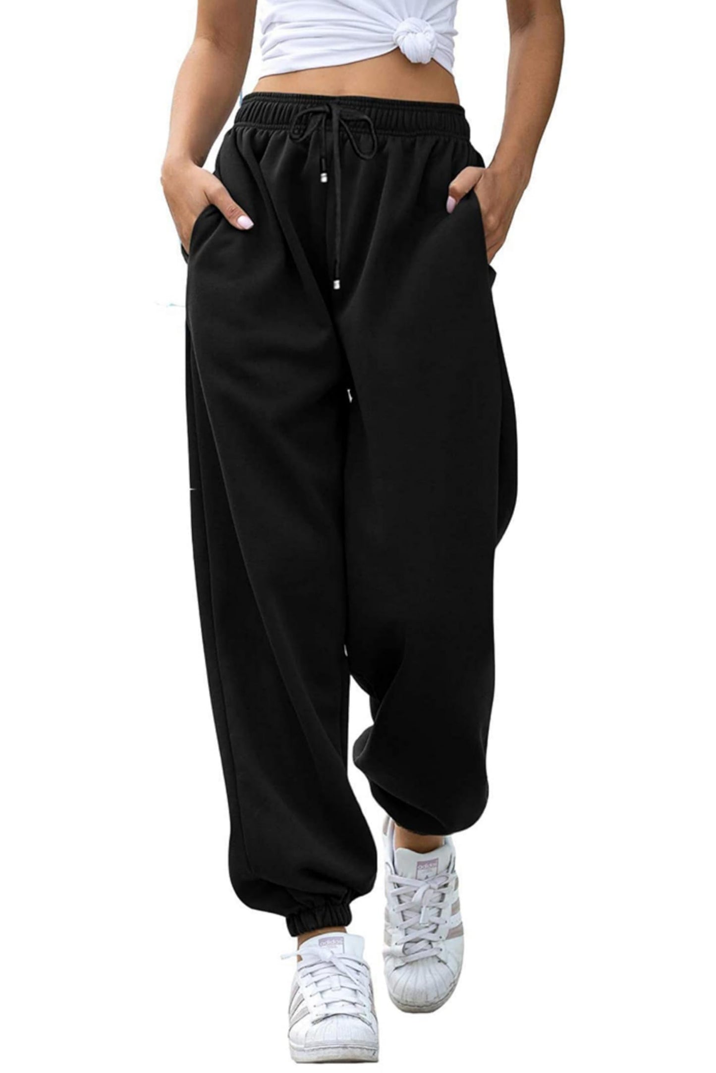 Jhsnjnr Women’s High Waist Jogging Sweatpants