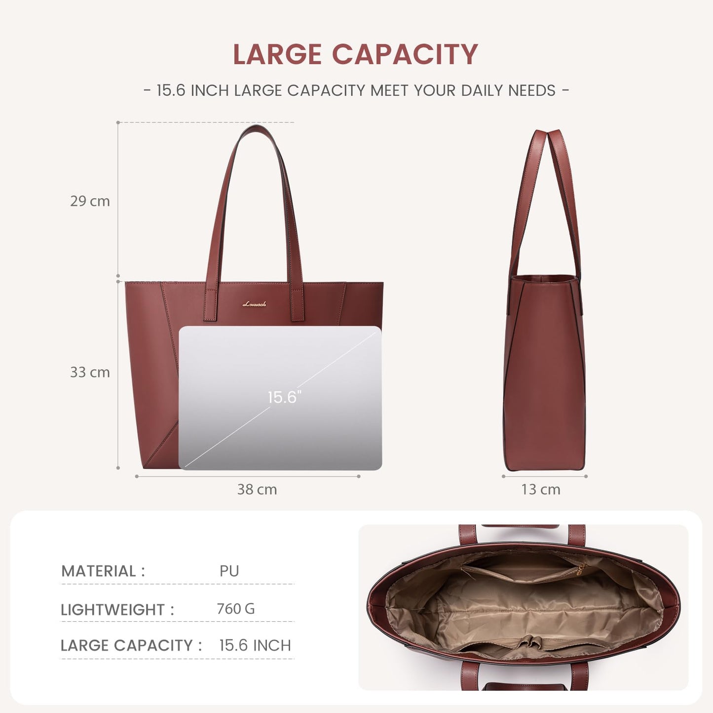 LOVEVOOK Medium Tote Bag for Women