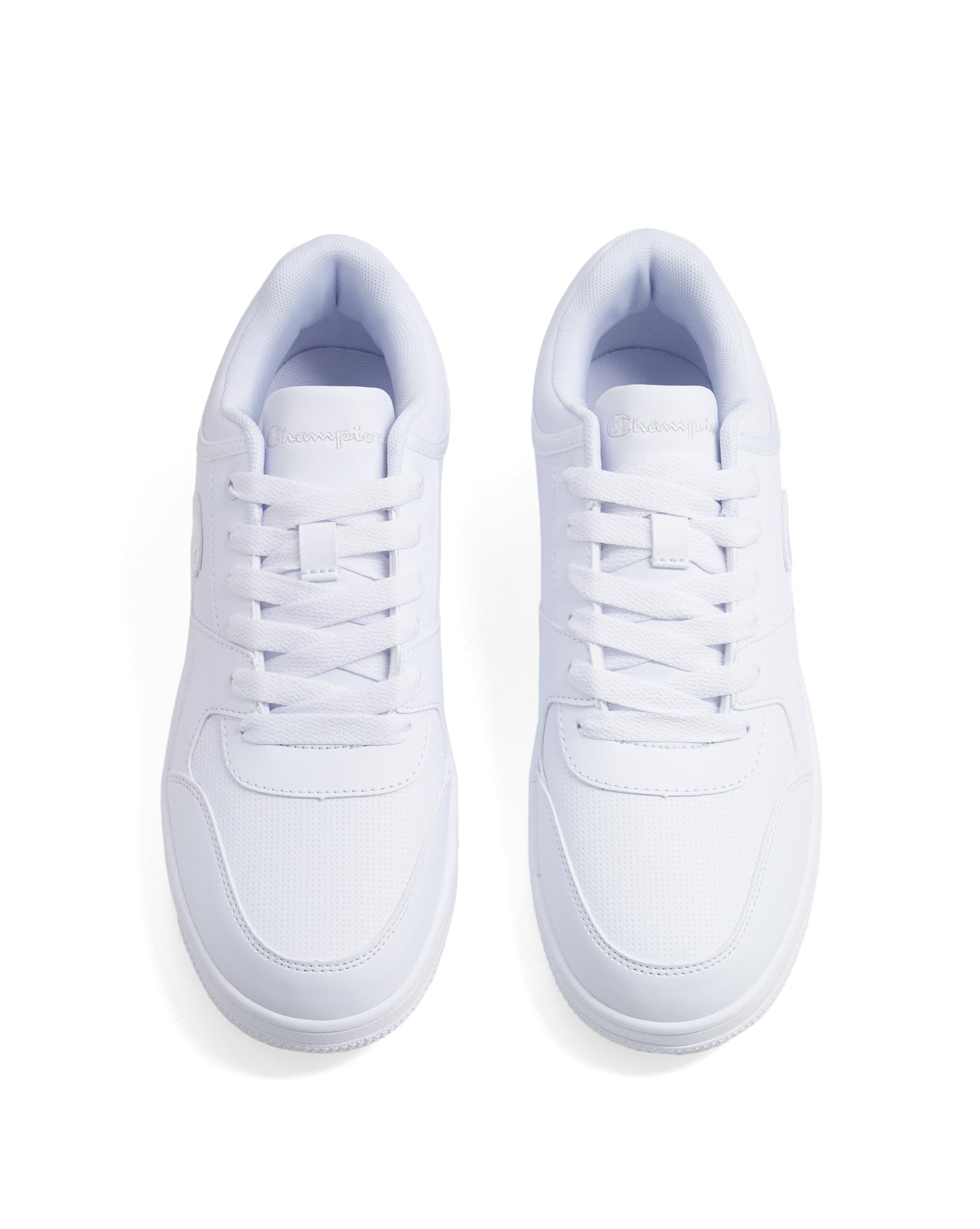 Champion Men’s Rebound Low Sneakers – PU Leather Casual Lace-Up Shoes