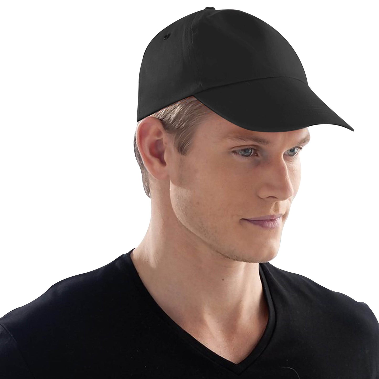 Herren Baseball Cap Kappe Baseball Cap Mütze Hut 100% Baumwolle Schirmkappe 6P