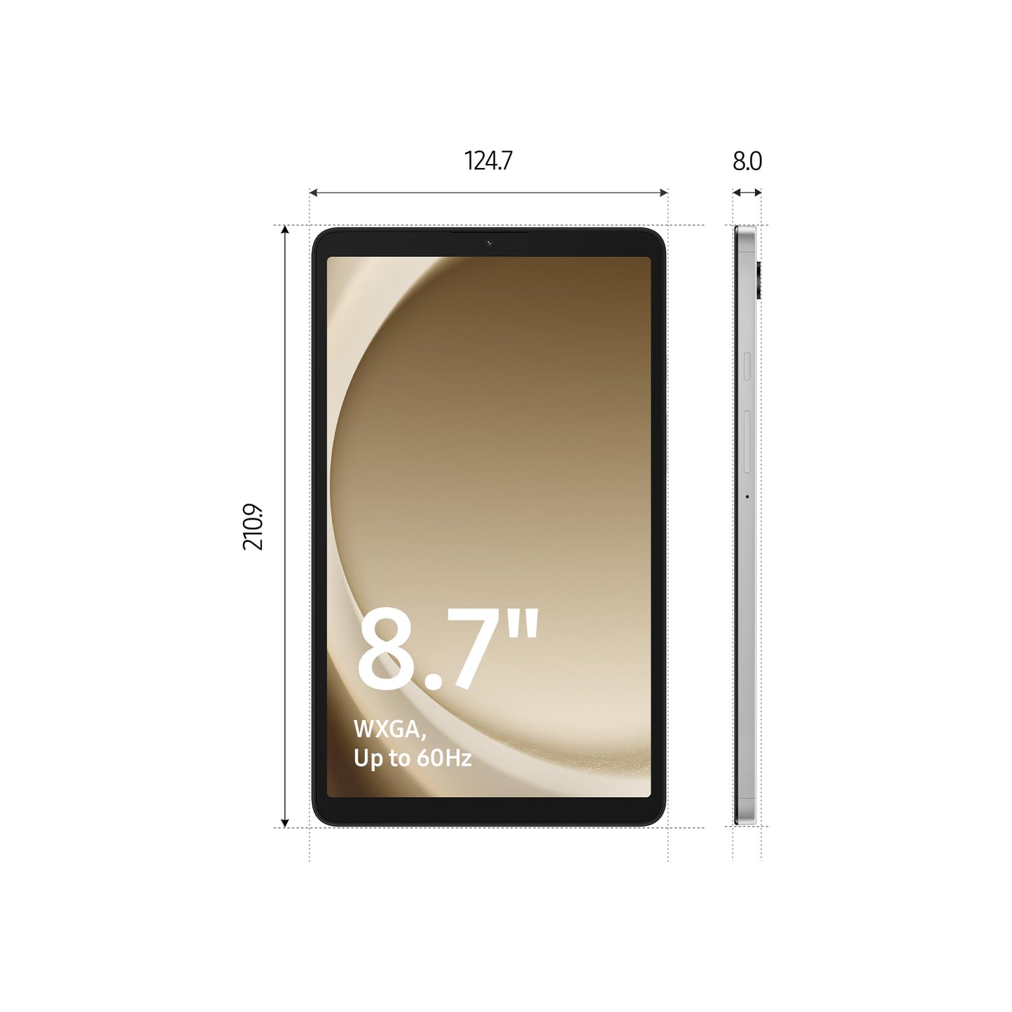 Samsung Galaxy Tab A9 Wi-Fi Android Tablet, 64GB Storage