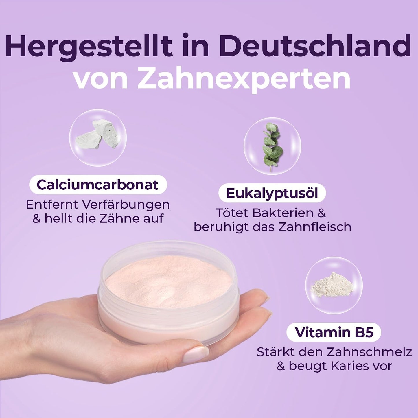 OnlySmile Teeth Whitening Powder – Zahnaufhellung Testsieger 2024 – Zahnpulver für Weiße Zähne – Bleaching Zähne gegen Zahnverfärbungen – Zahnbleaching & Aufhellung – Zähne Bleaching Zuhause