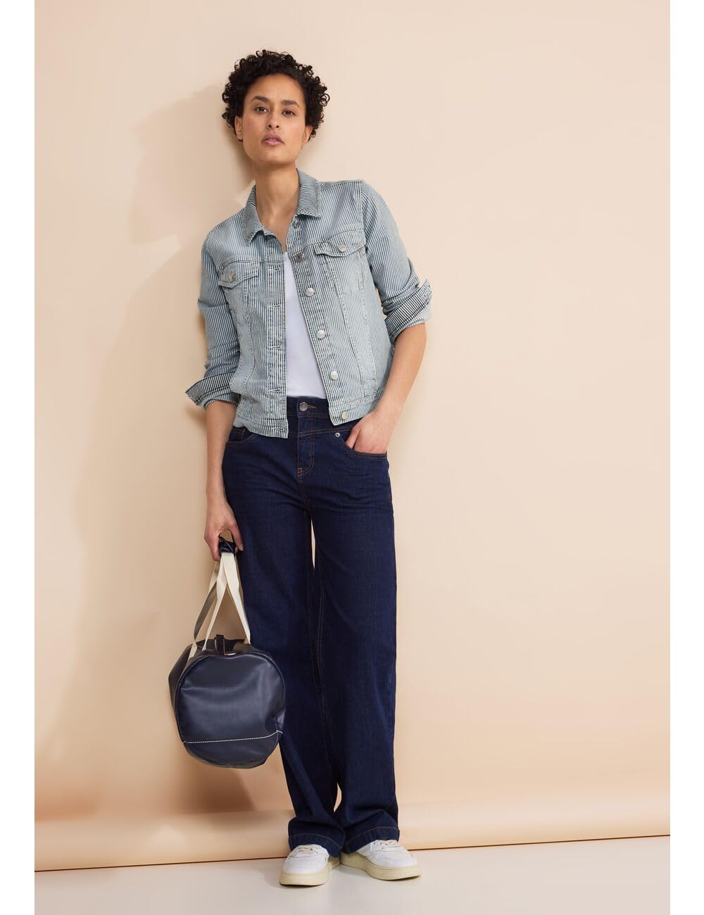 Street One Women’s Striped Denim Jacket