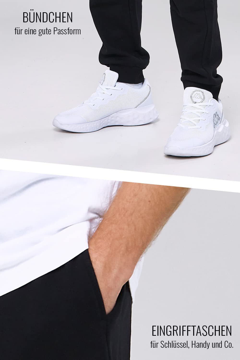 Kappa Men’s VRODELL Sweatpants – Cotton Blend Joggers