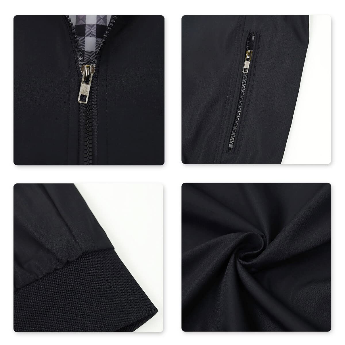 Men’s Lightweight Summer Jacket – Casual Bomber Style Transition Coat