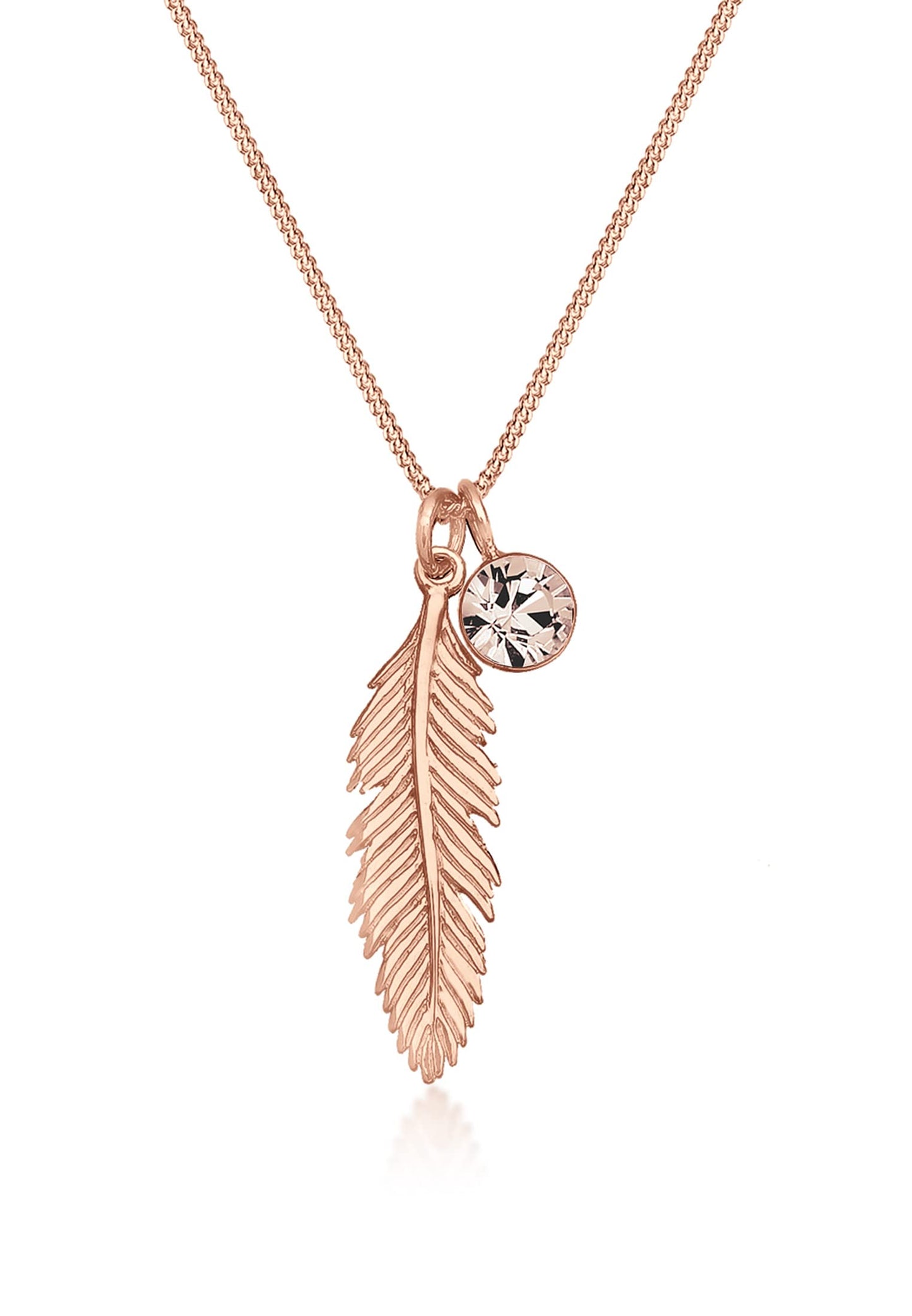 Elli Women's Feather Pendant Necklace