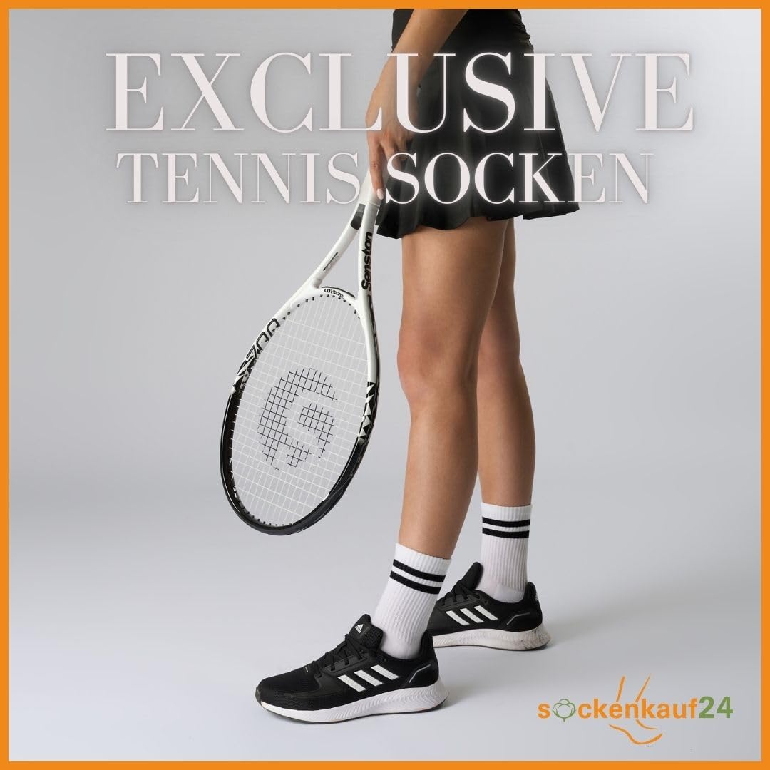 Women's Tennis Socks (6 Pairs) Sports Socks with Reinforced Heel & Toe