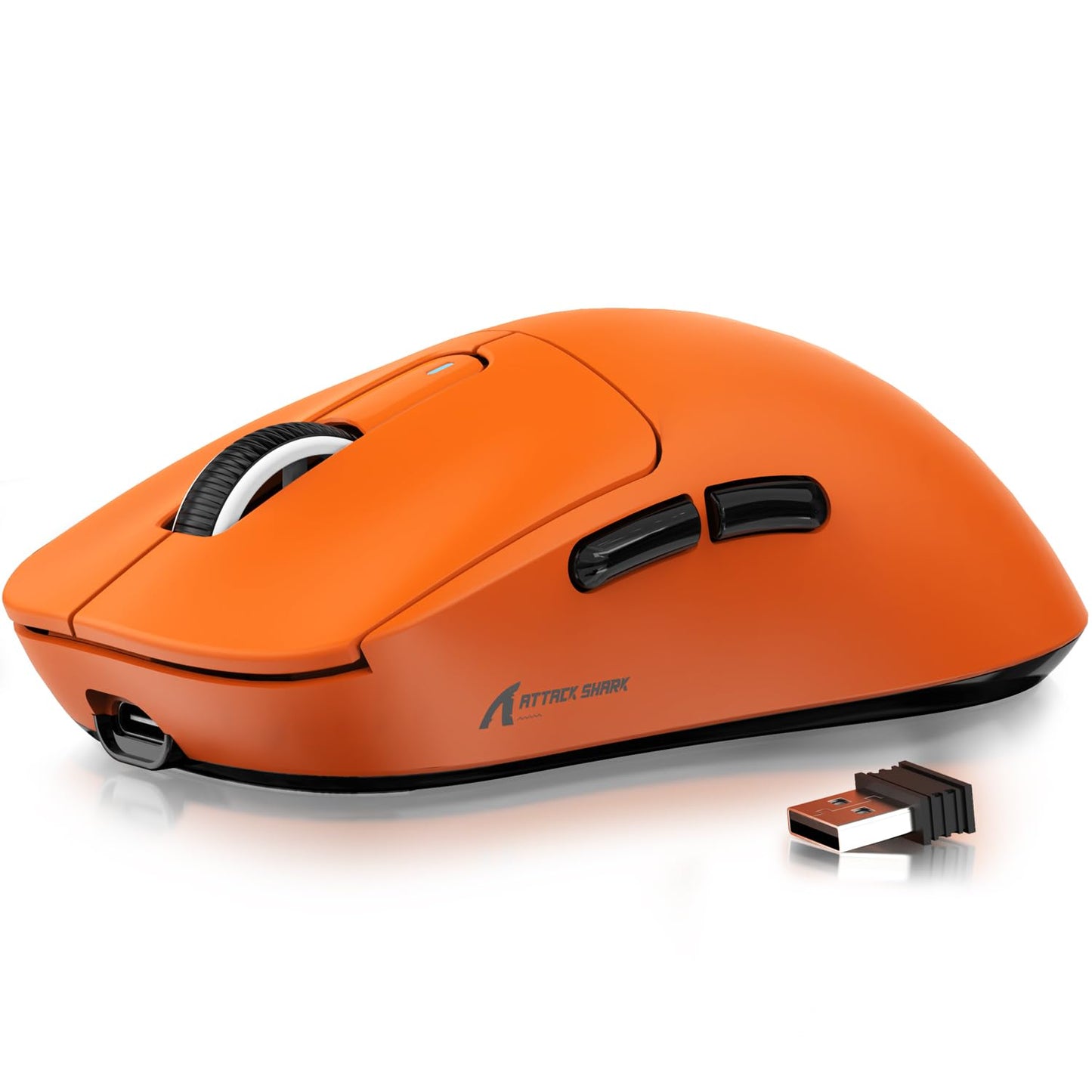 ATTACK SHARK X3 49g Ultralight Mouse, PixArt PAW3395 Gaming Sensor, BT/2.4G Wireless/Wired Gaming Mouse, 26000 DPI, 200 Hours Battery, Office Mice for Win11/Xbox/PS/Mac (White)