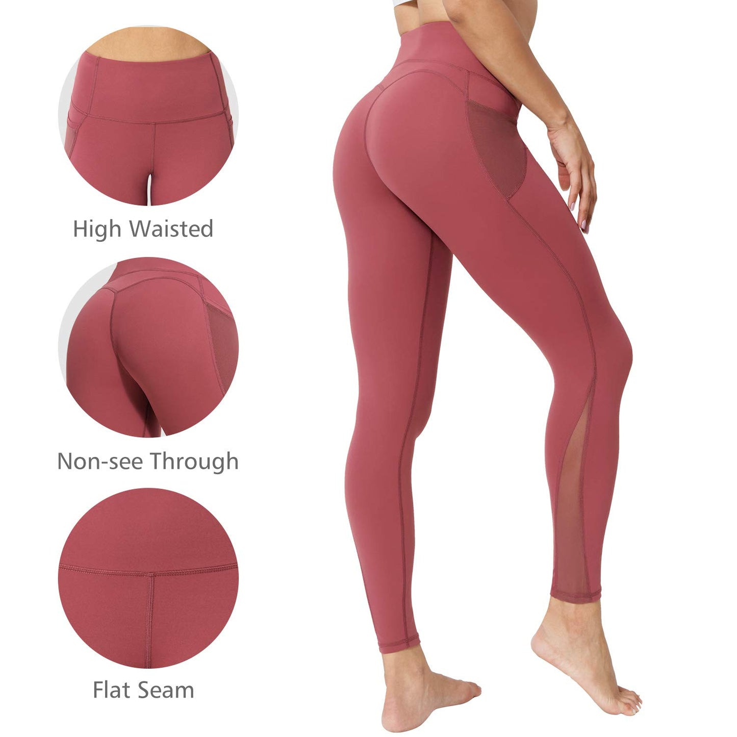 Sport Leggings for Women with Pockets – Comfortable for Yoga, Fitness & Running