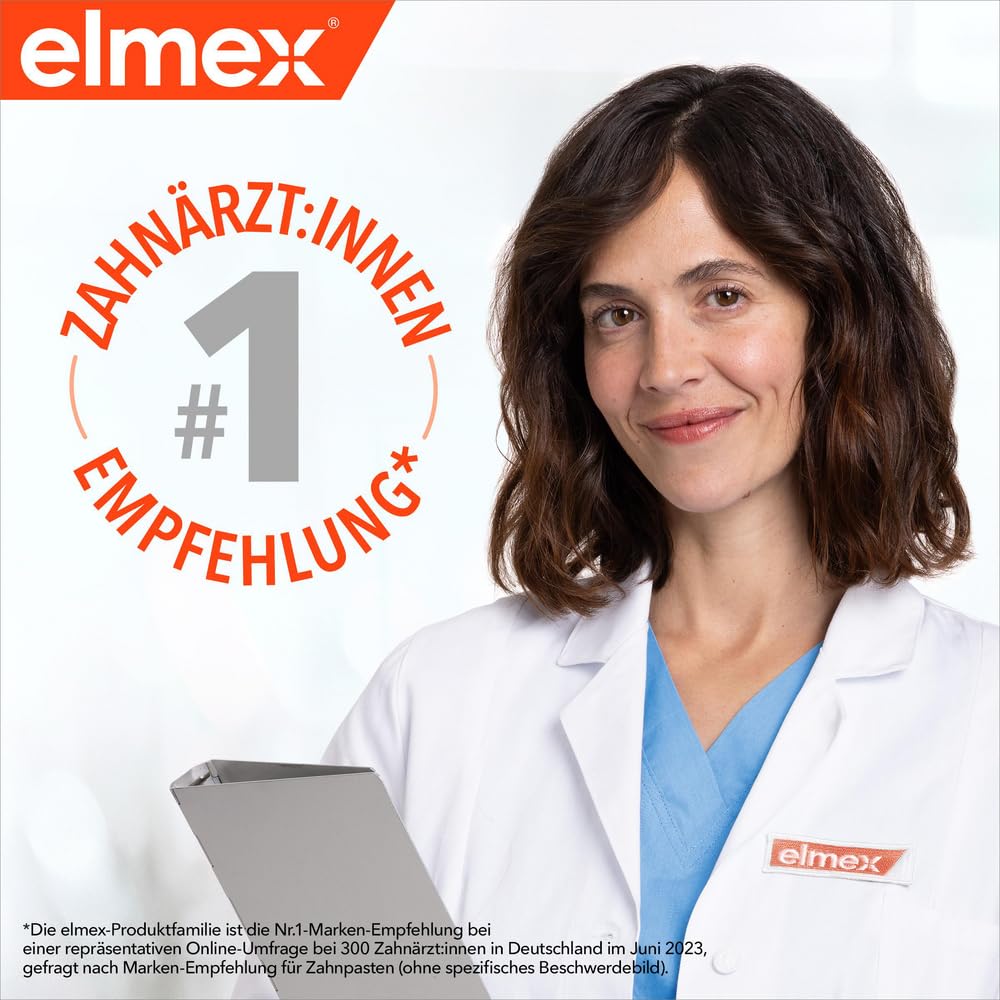 elmex Kinderzahnpasta 2-6 Jahre 50 ml – kindgerechte Zahnreinigung für hochwirksamen Kariesschutz – mit Aminfluorid für einen Dreifach-Schutzmechanismus