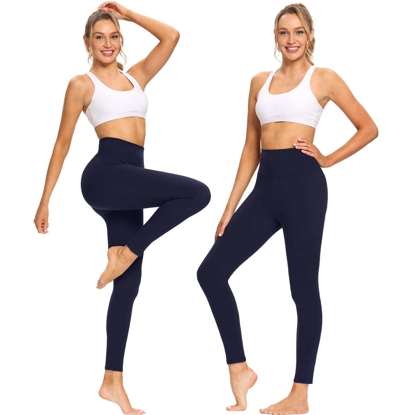 FOTOCITI Women’s High Waist Elastic Sport Leggings – Stretchy Fitness & Yoga Pants