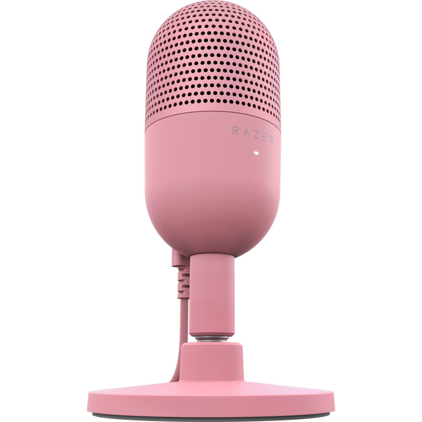 Razer Seiren V3 Mini - Ultrakompaktes USB-Mikrofon (14mm Supernieren Kondensatormikrofon, Tap-to-Mute-Sensor mit LED-Anzeige, integrierter Stoßdämpfer, Plug-and-Play Design) Schwarz