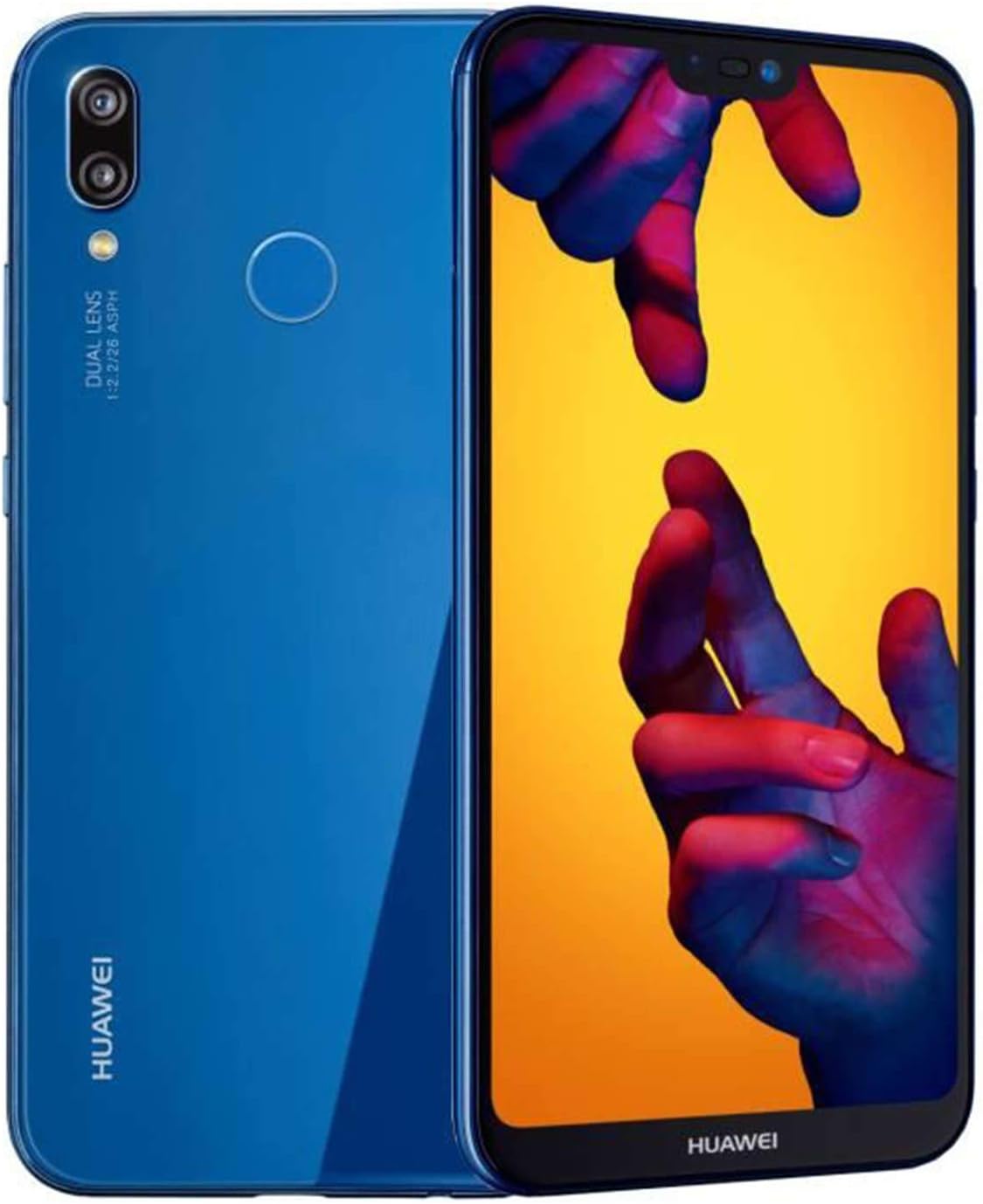Huawei P20 Lite Smartphone, Dual SIM, 64GB Storage, 4GB RAM - Blue